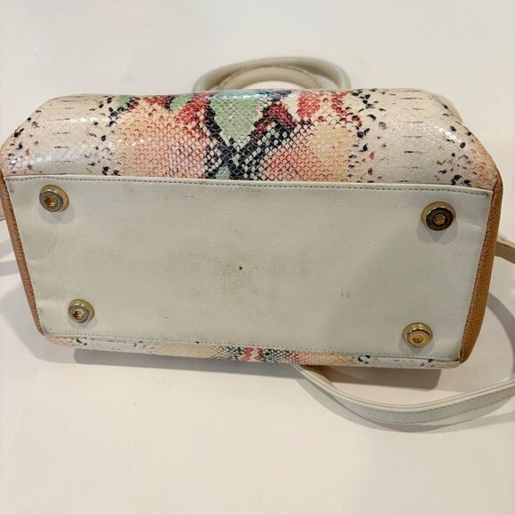 Kelly Wynne I Dare You Handbag Python Leather $405.00 - Picture 9 of 11